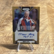 2024 Panini Prizm #SS-MLY Marv Levy Sensational Sig. - Gold Prizm #7/10 Bills 