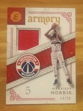 2016-17 Panini Excalibur Armory Jerseys/99 Markieff Morris Washington Wizards