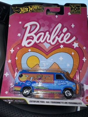 HOT WHEELS PREMIUM POP CULTURE BARBIE CUSTOM GMC PANEL VAN