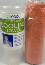 O2COOL ArctiCloth Sport Cooling Towel Peach