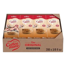 Nestle Coffee mate Coffee Creamer, Original ,0.375 fl oz Tubs ,Pack of 200.