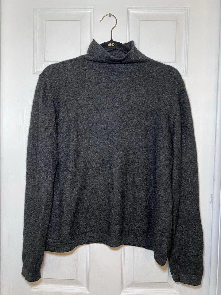 Tejido de cachemir carbón Valerie Stevens para mujer talla XL Foto 2 de 4