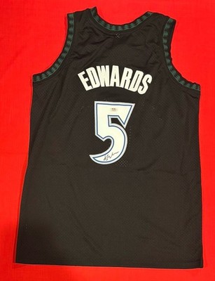 【PSA】 Anthony Edwards直筆サイン入りジャージ Anthony Edwards Minnesota Timberwolves Autographed Signed Custom