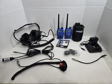 Rugged Radios Radio Communications Kit Harness RH-5R Transceiver Headset Lot
