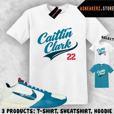 Shirt Matching Caitlin Clark KB 5 Coconut Milk Match Sneaker Jersey 22s T-Shirt