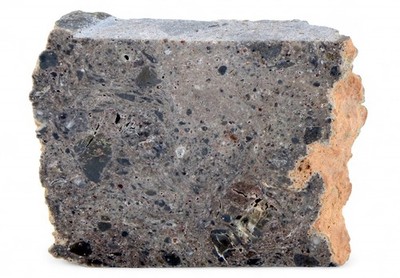 27.8g Tisserlitine 001 Lunar Meteorite end slice  - TOP METEORITE