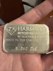 🕊️5oz .999 Silver Hoover & Strong “HARMONY” Bar “RARE” H&S Harmony Bar .999 FS