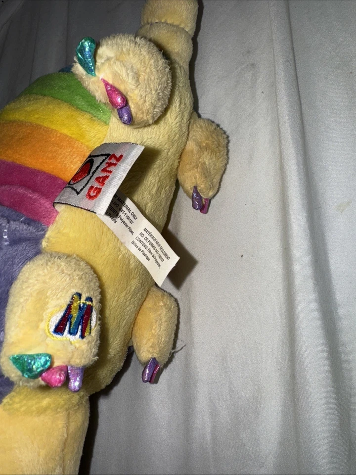 Gund Pelúcia Armadillo Rainbow Pride Edição Limitada HTF Webkinz Sem Código Bebê Raro - Imagem 4 de 4