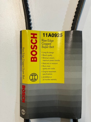 #ad Bosch 11A0925 Raw Edge Cogged Super V Belt Fan Drive NOS Holden Commodore AU $46.00