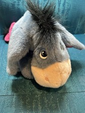 Disney Ask Me More Eeyore Electronic Plush 1999 Vintage Tested  Working