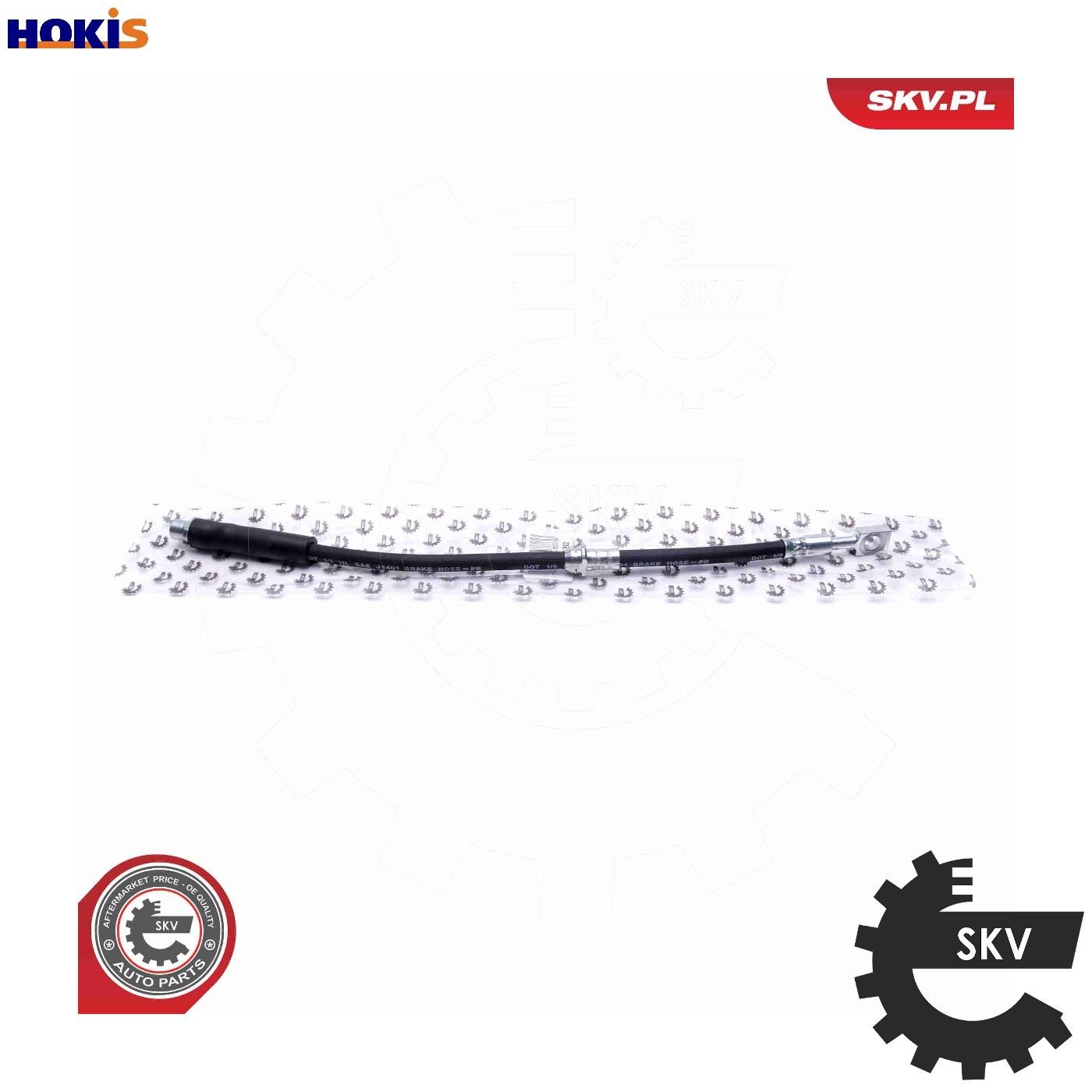 Flexible brake hose Front Axle 35SKV202 ESEN SKV for OPEL ASTRA H Estate ASTRA H - Image 4