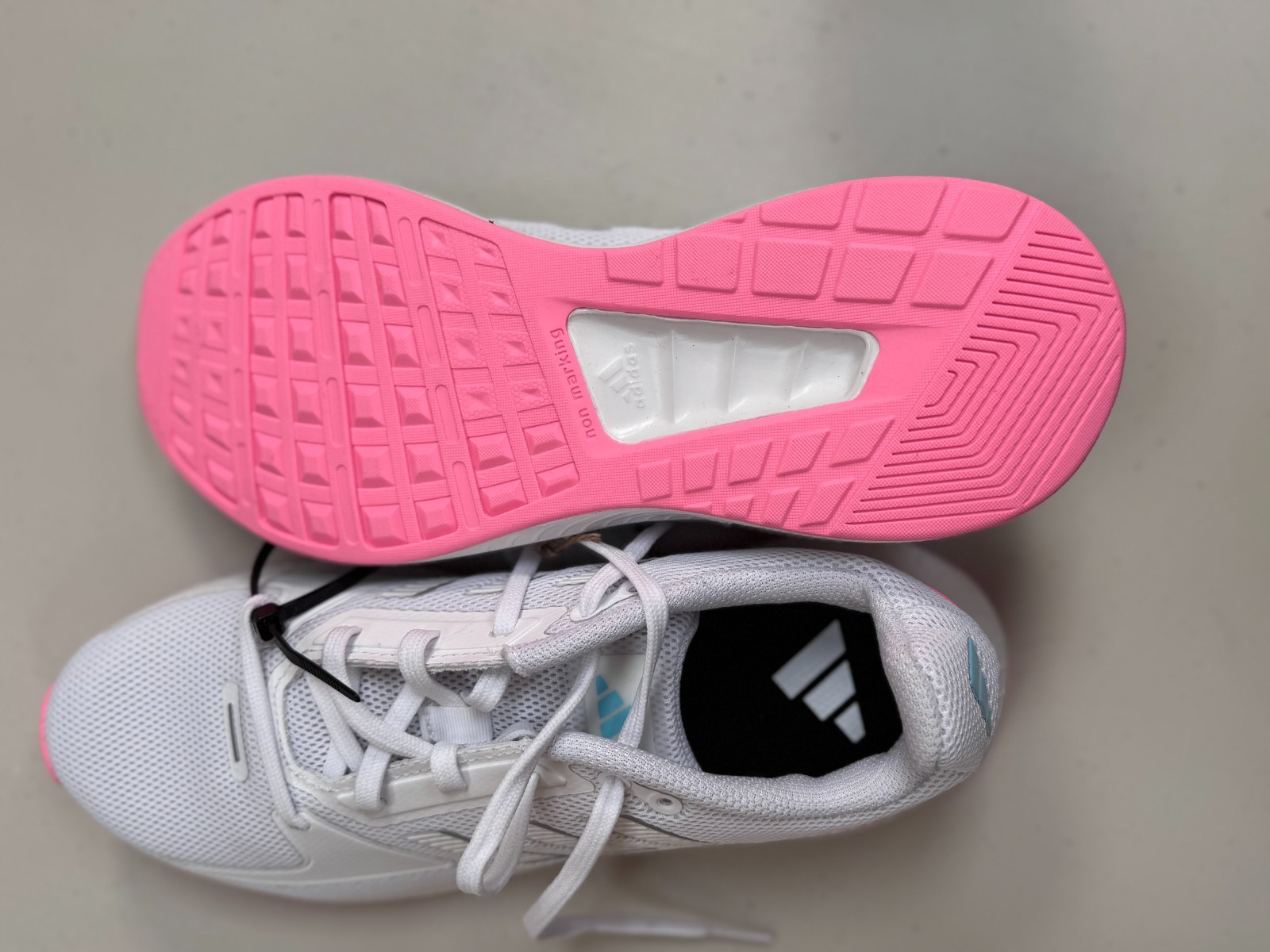 Adidas Runfalcon 2.0 W Women’s Running Shoes White Pink Size UK 6.5 EU 40 image 6