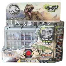 Jurassic World Captivz Epic Battles T-Rex Rumble Cage with Lights and Sounds
