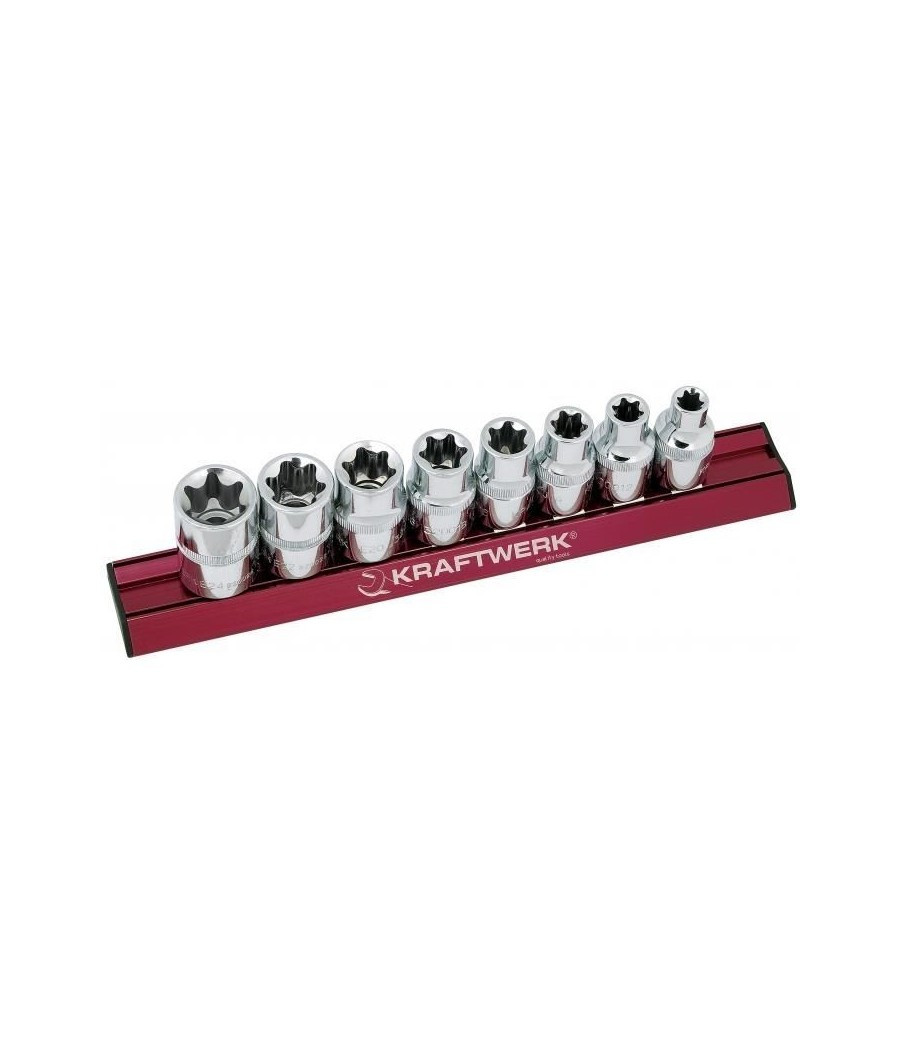 Douilles 1/2" KRAFTWERK KRA320099 assortiment de 8 outils forgés pour une transmission maximale