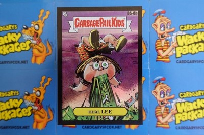 GARBAGE PAIL KIDS GPK x GREEN DAY BLACK SHIMMER #BS-8b HURL LEE B-SIDES 10/10