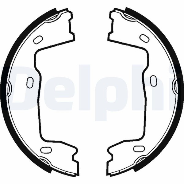 Bremsbackensatz Feststellbremse Delphi LS1381 FüR Opel Saab Admiral 900 V87 J96-image