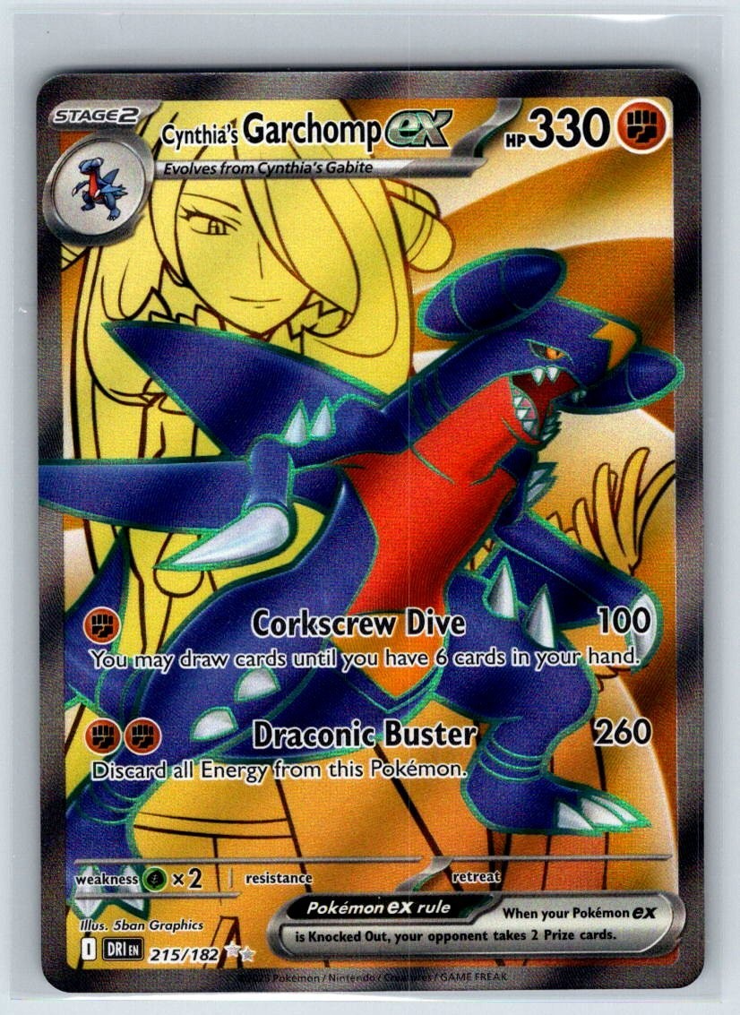 Cynthia's Garchomp ex 215/182 Sv10: Destined Rivals Holo NM | eBay