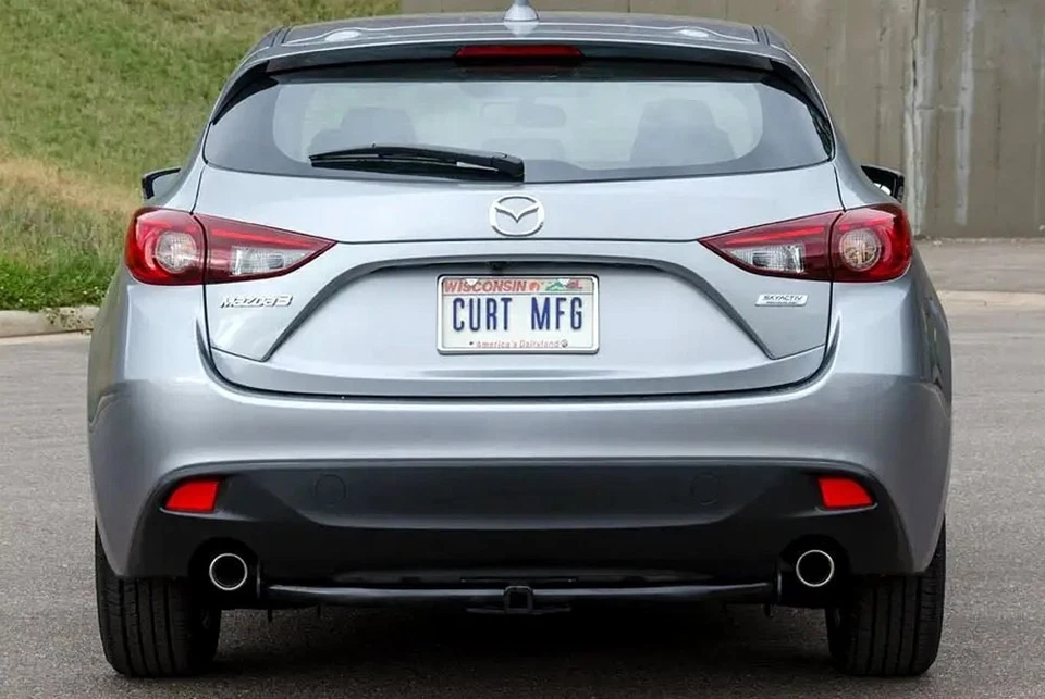 For Mazda 3 14-18 Trailer Hitch Class 1 Round Exposed Trailer Hitch w 1-1/4" — 第 3/4 张图片