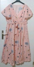 Maxikleid mit Gürtel, Gr. 52 (4xl) Firela, R...