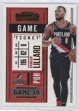 2020-21 Panini Contenders Game Ticket Bronze Damian Lillard #17 0l9v