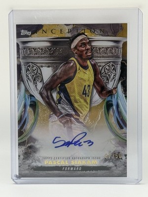 2024-25 Topps Inception Pascal Siakam Grail Chasing Signatures /50 