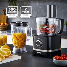 GEEPAS 800W 10 in 1 Food Processor Blender Multifunctional 2 Speed & Pulse