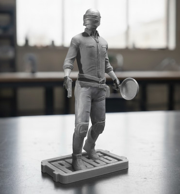 PUBG: BATTLEGROUNDS Figure Statue 10  Tall - 3D Printed Player Unknown