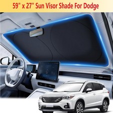 For Dodge Car Windshield Sun Shade Shield Cover Visor Uv Protector Foldable