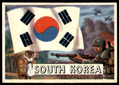 SOUTH KOREA 1959 A & BC FLAGS OF THE WORLD - LARGE #37