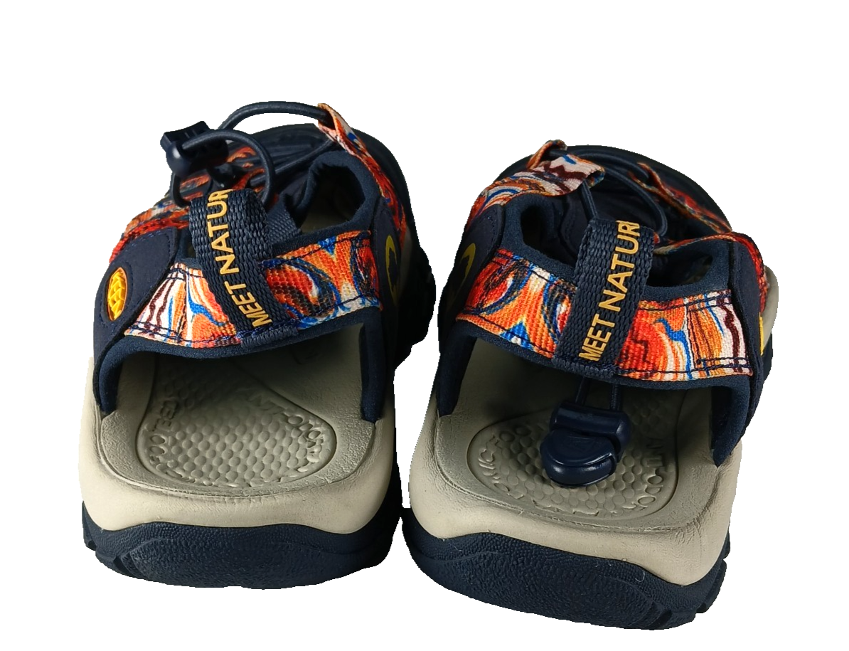 Sandali Keen X Outdoor Afro Newport Sport con cinturino da donna taglia 7 5 blu arancione NUOVI