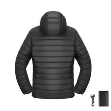 Women's Lightweight Heated Jacket 7.4V Battery, 3 Zones, Windproof