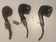 Pfeife Lorenzo Bianco/Nero - 9mm Filter - Pipa-Pipe-Pfeife-beraucht