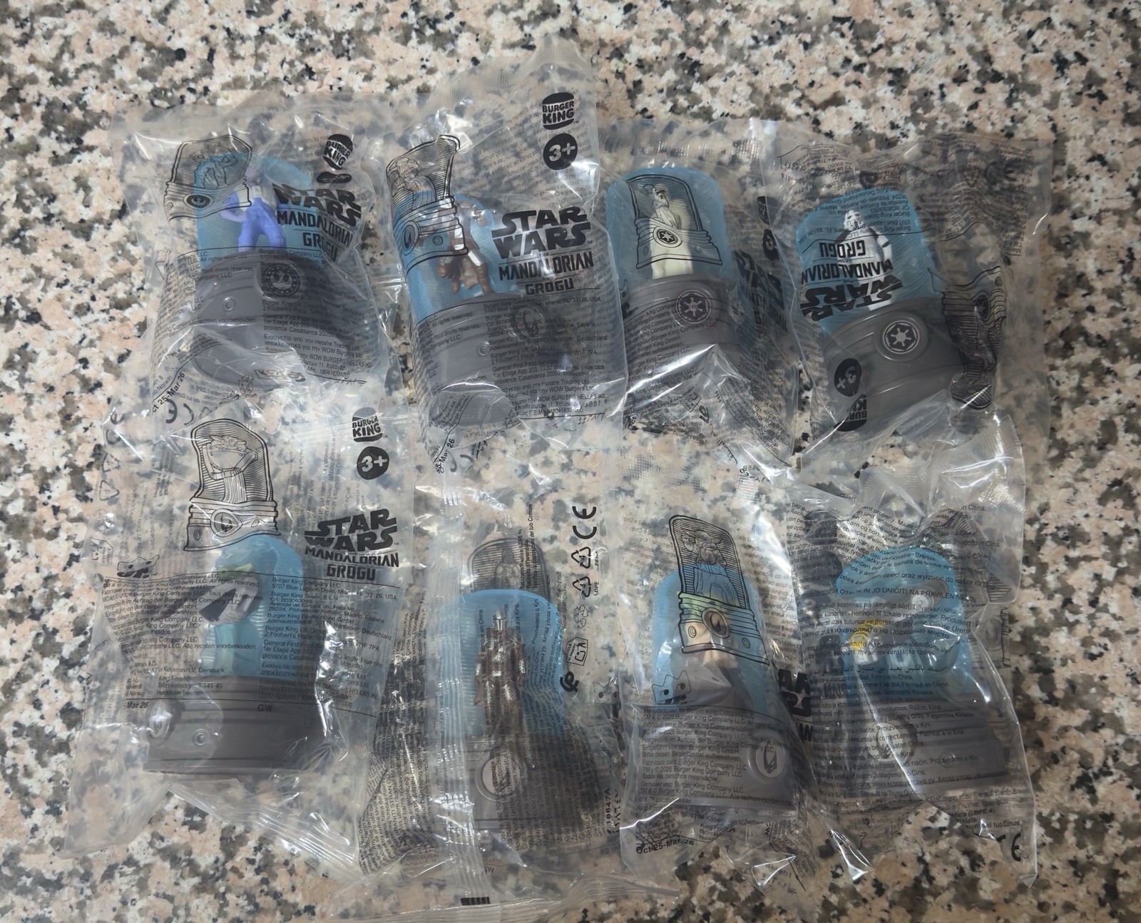 Burger King x Star Wars Mandilorian Kids Meal Toy 2026 Brand New Sealed Full Set