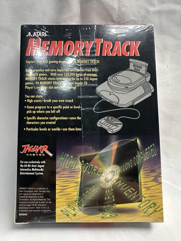 FACTORY SEALED Memory Track Brand New Atari Jaguar CD Accessory - Image 2 of 4