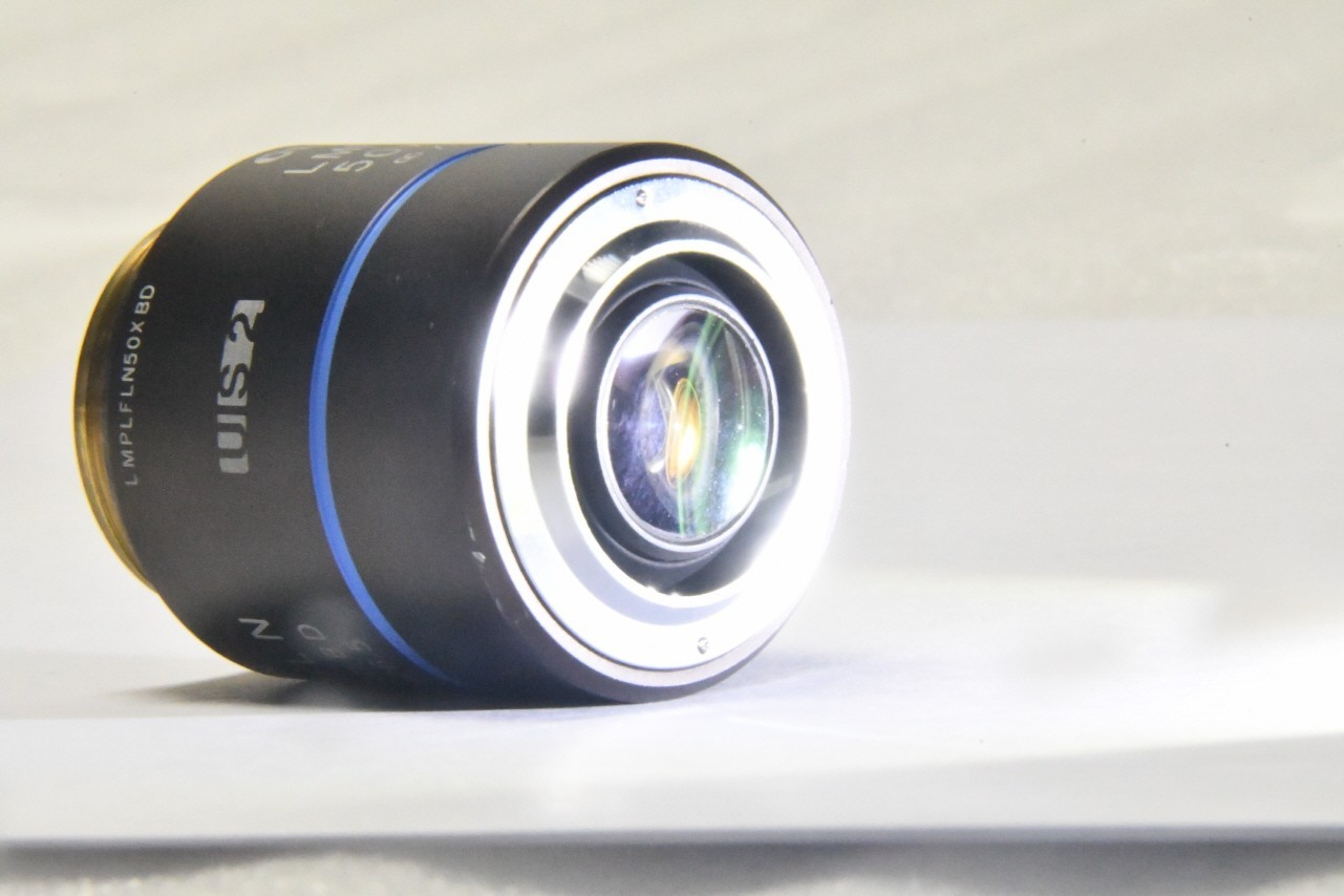 Olympus Microscope Objective Lens LMPlanFL N 50x /0.50 BD ∞/-/ FN26.5