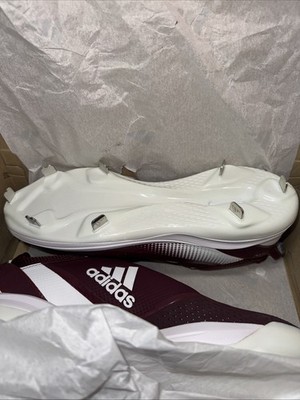 Adidas Icon‎ 7 Metal Baseball Cleats Burgundy Red White Maroon FZ1555 Size 12.5 s-l400.jpg main image 3