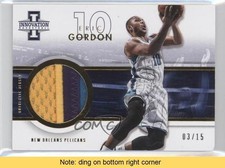 2012-13 Panini Innovation Jerseys Prime 3/15 Eric Gordon #6 READ 9ih