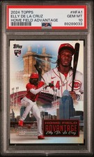 PSA 10 2024 Topps Series 1 - Home Field Advantage Elly De La Cruz #HFA-1 (RC)