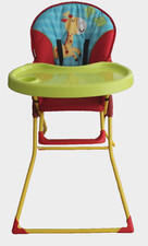 Hauck High Chair Mac Baby with 5 Point Strap - Large Dining Board Non-Folding, Excellent