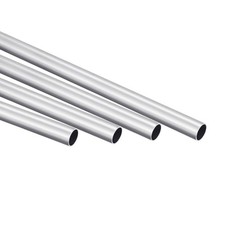 4er-Pack 6063 Aluminium-Rundrohr 15mm AD,13mm...
