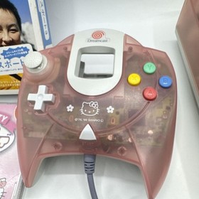 Sega Hello Kitty Dreamcast Skeleton Pink Game Console Retro Game Video Game