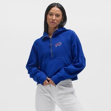 Lululemon Buffalo Bills Women s M/L Scuba Oversized Half Zip Hoodie NWT