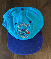 Vintage-Charlotte Hornets NBA-Teal/Purple Snapback Hat/Cap