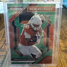 2024 Panini Prizm Draft Jordan Whittington (New Recruits) Rookie /25 Texas Rams