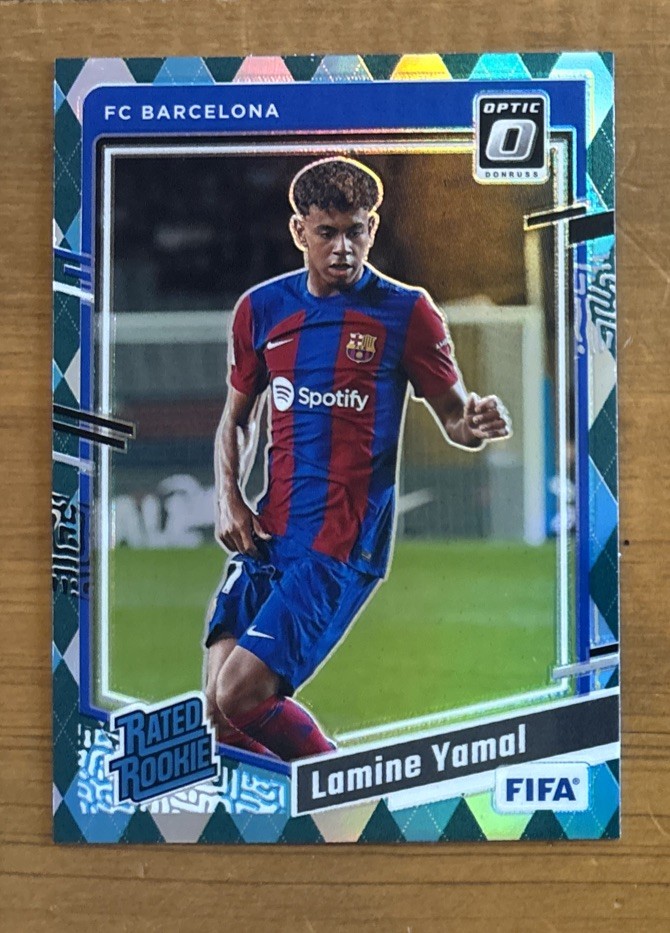 2023-24 Panini Donruss Fifa - Optic Lamine Yamal #177 Argyle Prizm (RC)