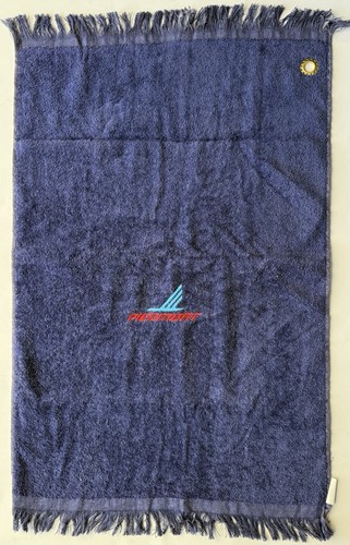 Piedmont Airlines Blue Hand Towel with stitched logo