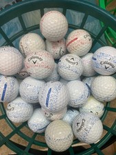 50  CALLAWAY SUPERSOFT STRIPE RED AND BLUE  GOLF BALLS