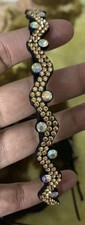 USA MOGHANT Acrylic Handmade Hairband Headband Rhinestone Crystal Elegant AB
