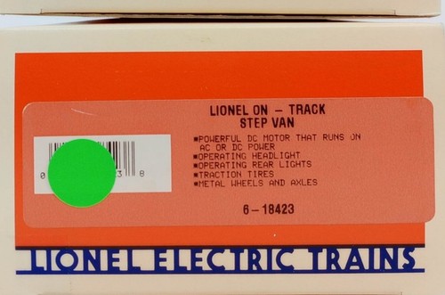Lionel 18423 1995 furgoneta motorizada sobre pista, como nueva/sin caja original - Imagen 2 de 2