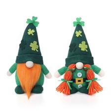 Patricks Day Decorations Leprechaun Doll, Irish Plush Gnomes for Home Decors